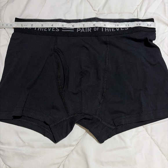 Pair of Thieves 4 Black Men's Boxer Briefs Medium - Picture 4 of 5